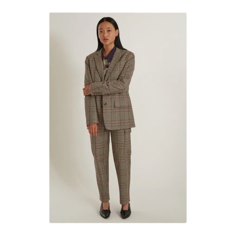 Thakoon Classic Plaid Blazer and Plaid Cargo Trouser NWT